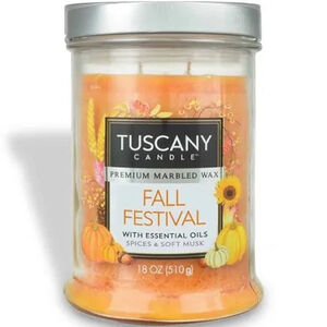 Tuscany Candle Fall Festival Candle 18 oz. New